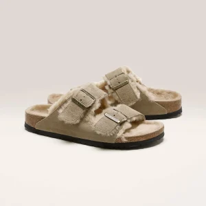 Birkenstock Arizona Omgekeerd Lam voor Vrouwen