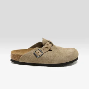 Birkenstock Boston Braided Suede voor Vrouwen