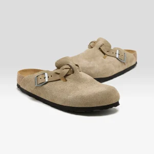 Birkenstock Boston Braided Suede voor Vrouwen