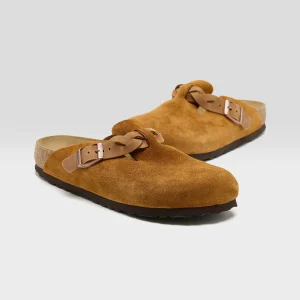 Birkenstock Boston Braided Suede voor Vrouwen