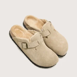 Birkenstock Boston Omgekeerd Lam voor Vrouwen