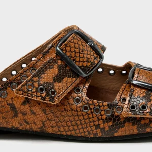 Bosabo Œillet Python Leather Sandals