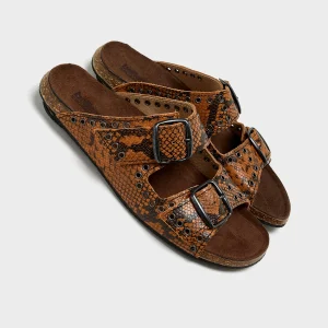 Bosabo Œillet Python Leather Sandals
