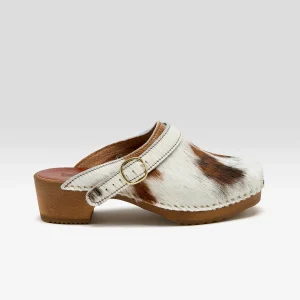 Bosabo Normande Leather Heel Sandals