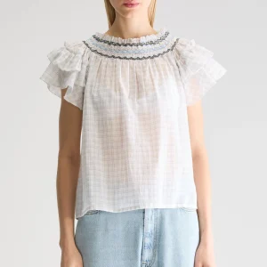 Bellerose Cathy geruite blouse