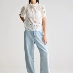 Bellerose Darlene blouse met korte mouwen