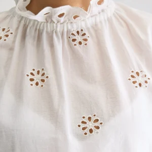 Bellerose Darlene blouse met korte mouwen