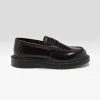 Dr martens DR. MARTENS Penton Cherry Red Leather Loafers