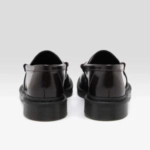 Dr martens DR. MARTENS Penton Cherry Red Leather Loafers