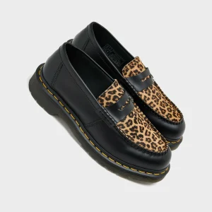Dr martens DR. MARTENS Penton Hair-on Smooth Leather Loafers