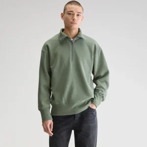 Bellerose Faber sweatshirt met halve rits