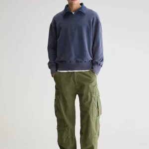 Bellerose Faber sweatshirt met halve rits