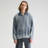 Bellerose Fabro sweatshirt met halve rits