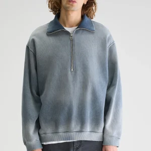 Bellerose Fabro sweatshirt met halve rits