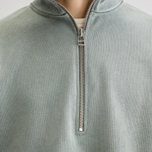 Bellerose Fabro sweatshirt met halve rits