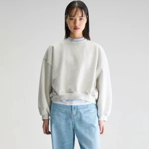 Bellerose Fancy cropped ronde hals sweatshirt