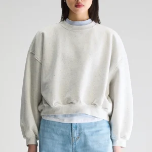 Bellerose Fancy cropped ronde hals sweatshirt