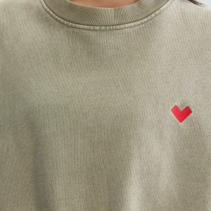 Bellerose Fancy cropped ronde hals sweatshirt