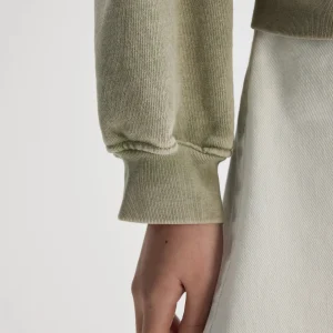 Bellerose Fancy cropped ronde hals sweatshirt