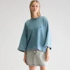 Bellerose Farlol sweatshirt met korte mouwen