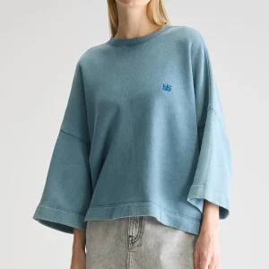 Bellerose Farlol sweatshirt met korte mouwen
