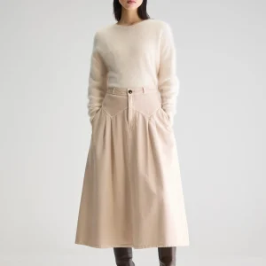 Bellerose Gala midi-rok met uitlopende snit