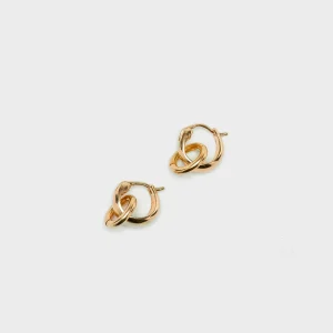 Helena rohner Double Hoop Gold Earrings