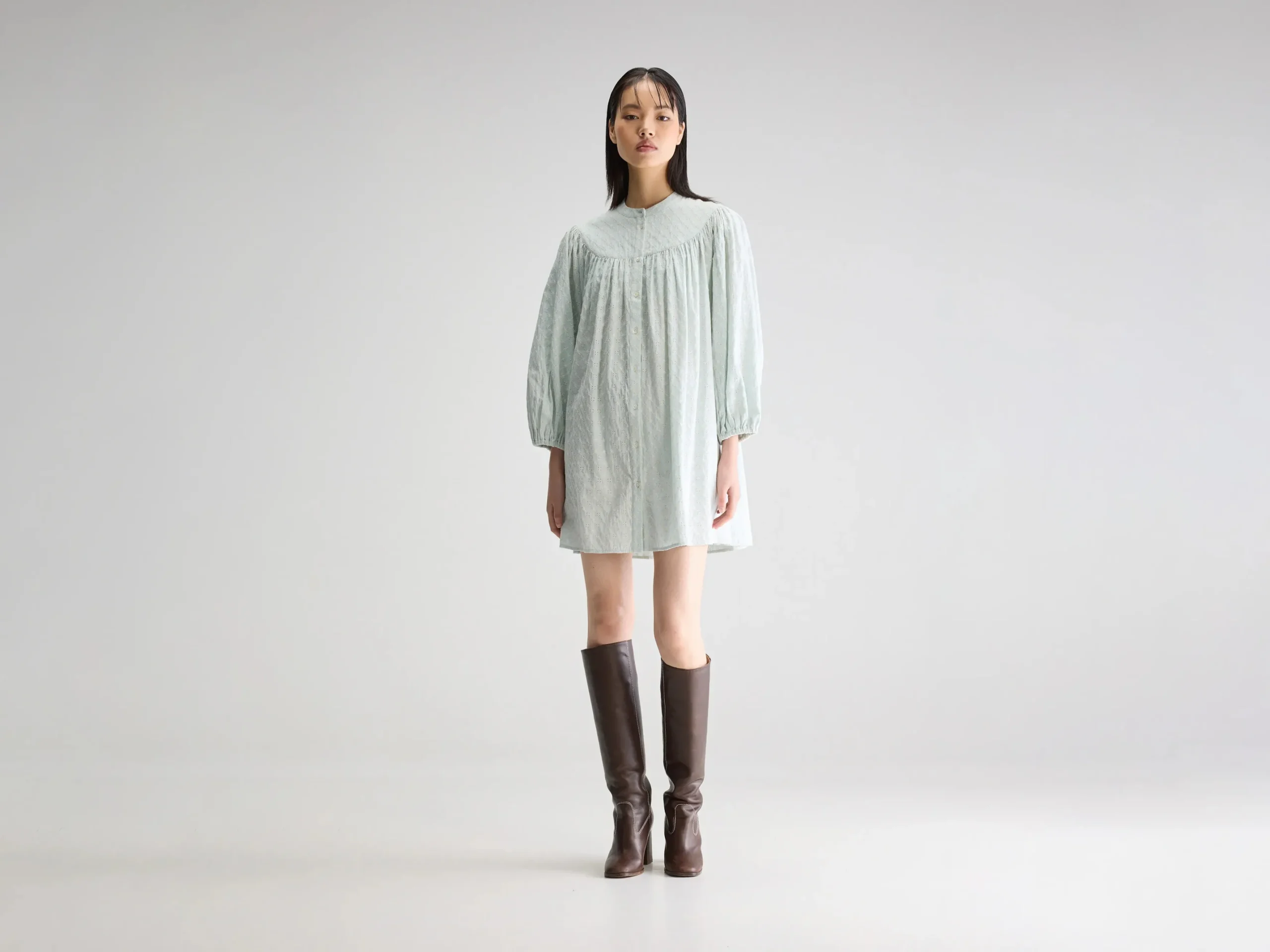 hilona_babydoll_jurk_0.webp Bellerose Hilona babydoll jurk