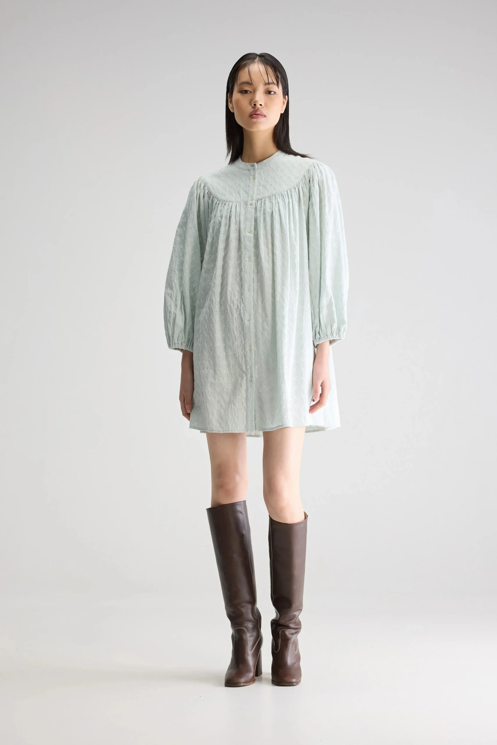 hilona_babydoll_jurk_1.webp Bellerose Hilona babydoll jurk