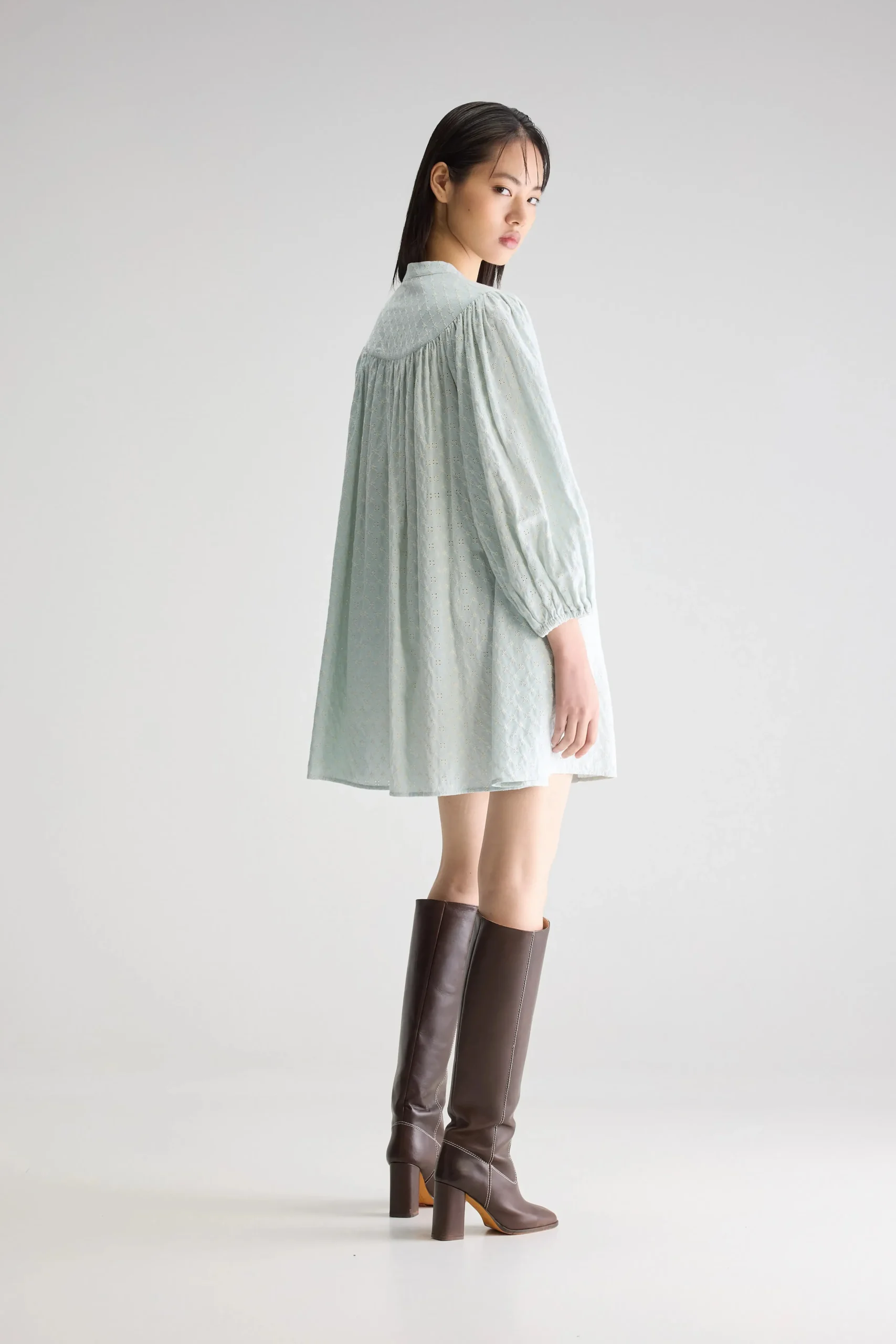 hilona_babydoll_jurk_2.webp Bellerose Hilona babydoll jurk