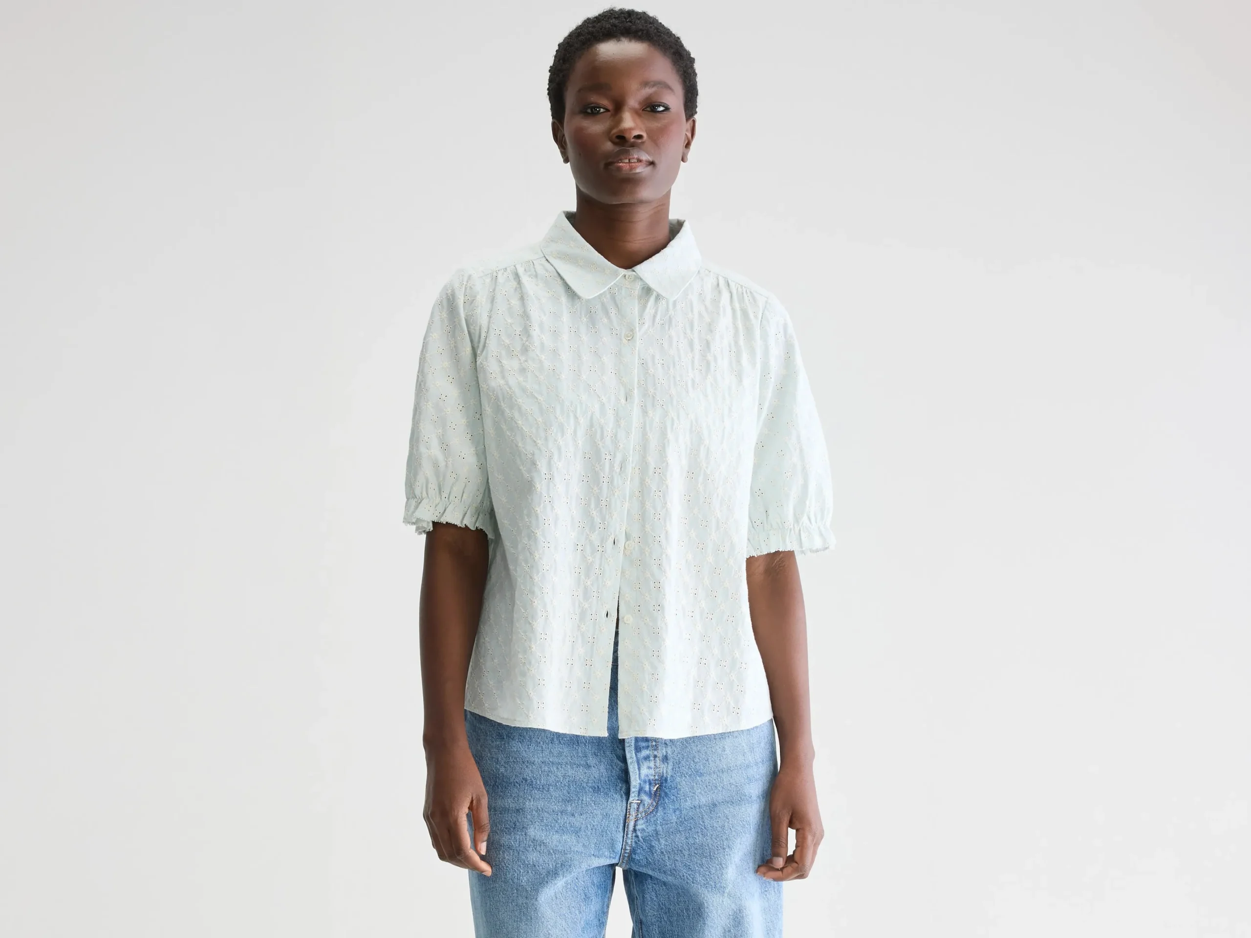 hosanna_blouse_met_korte__0.webp Bellerose Hosanna blouse met korte mouwen