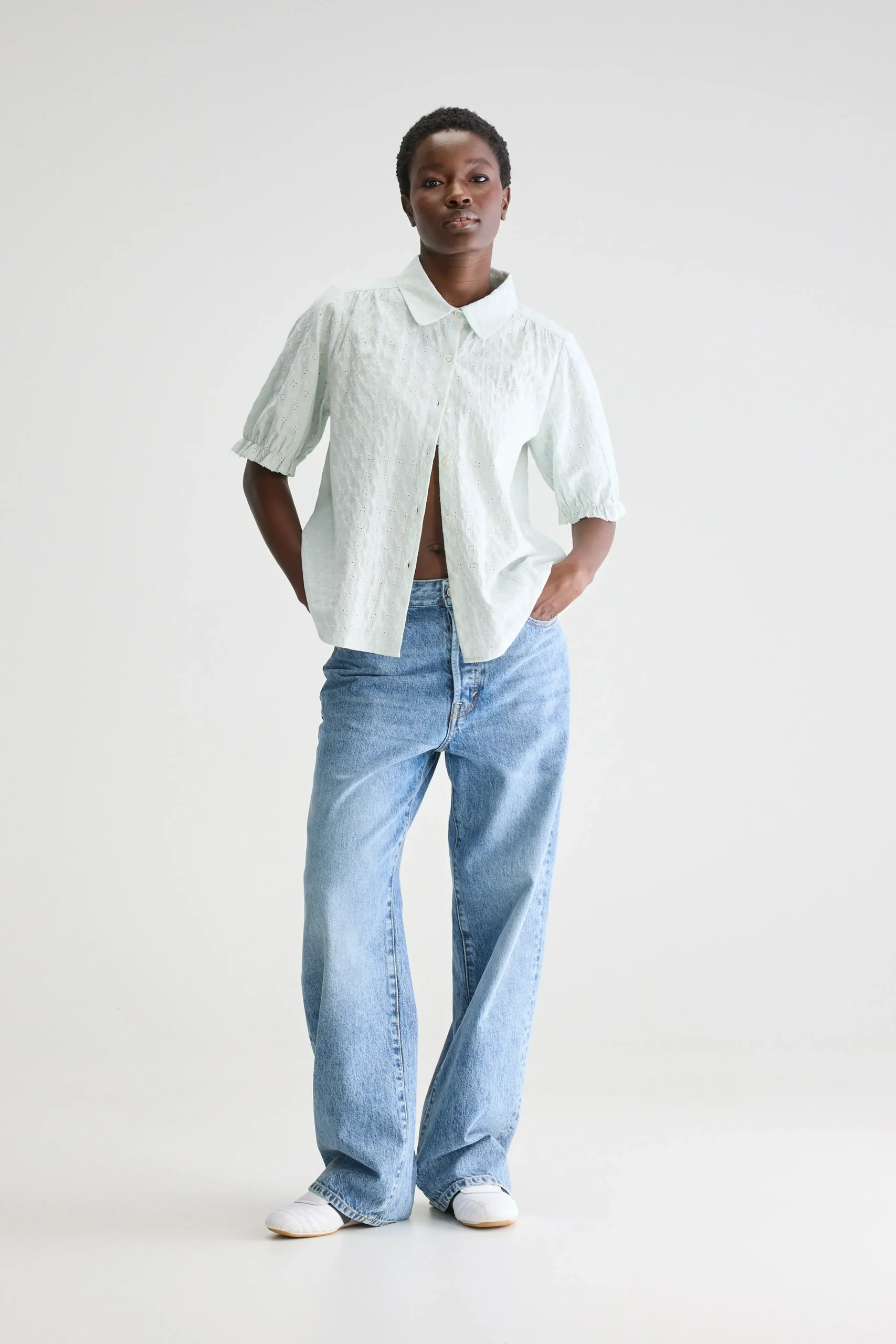 hosanna_blouse_met_korte__2.webp Bellerose Hosanna blouse met korte mouwen