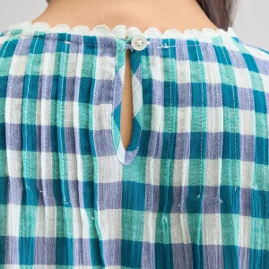 Bellerose Hudalla geborduurde blouse