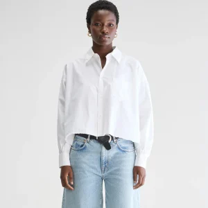 Bellerose Kraft cropped popeline hemd