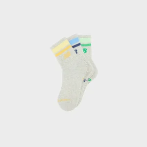Kinderen New balance Kids' Everyday Stripe Midcalf Socks