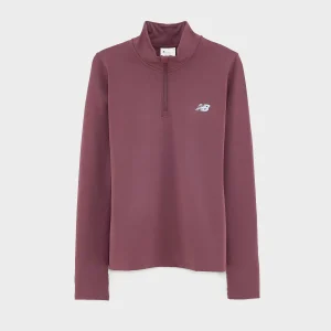 New balance Script Quarter Zip Athletic Shirt