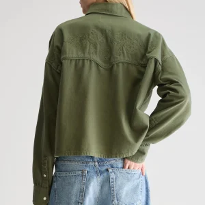 Bellerose Polaris cropped denim hemd