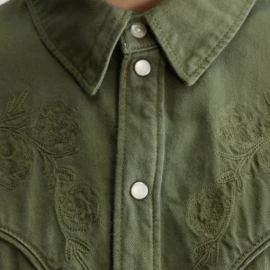 Bellerose Polaris cropped denim hemd