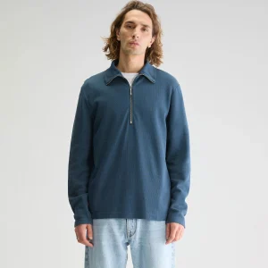 Bellerose Spence t-shirt met ritskraag