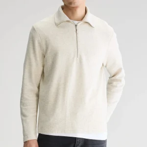 Bellerose Spence t-shirt met ritskraag