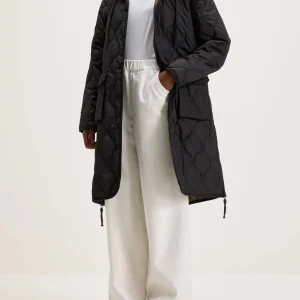 Taion Lange Militaire Mantel Met Kap