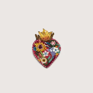 Trovelore Flaming Heart Broche