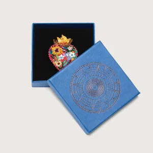 Trovelore Flaming Heart Broche