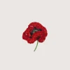 Trovelore Red Poppy Broche