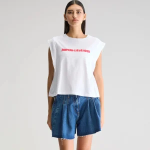 Bellerose Vruno mouwloos t-shirt